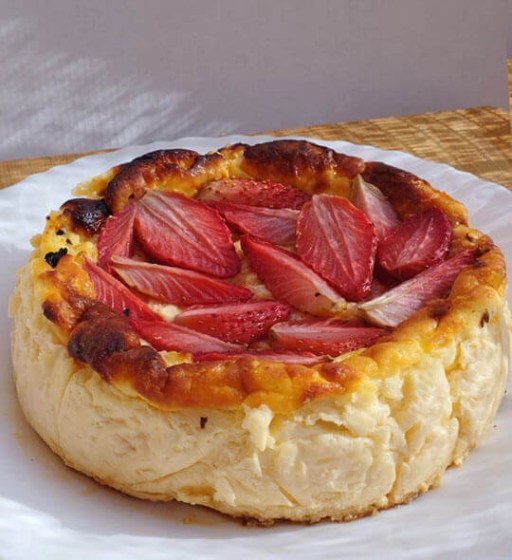 tarta de queso al horno casera